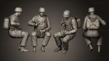 Military figurines (STKW_0180) 3D model for CNC machine
